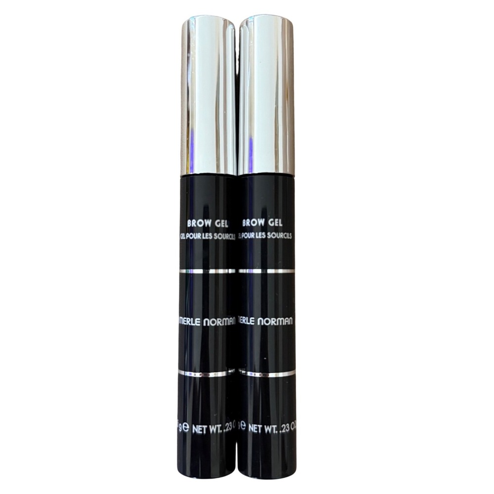 Merle Norman Brow Gel 0.23 oz 6.5 g Lot of 2 Dark Brown